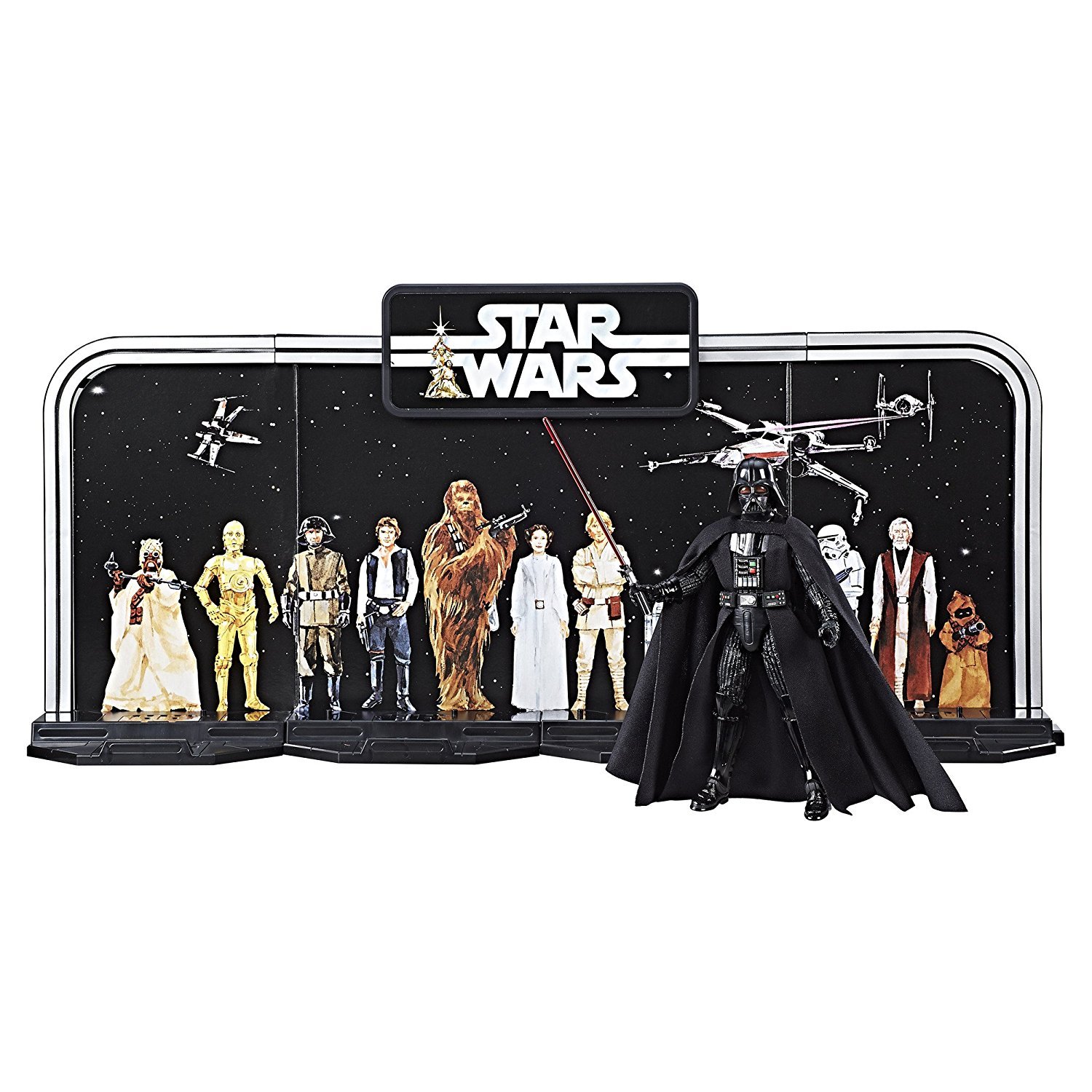 Star Wars The Black Series 40th Anniversary Display Diorama with Darth Vader 15cm Action Figure Legacy Pack