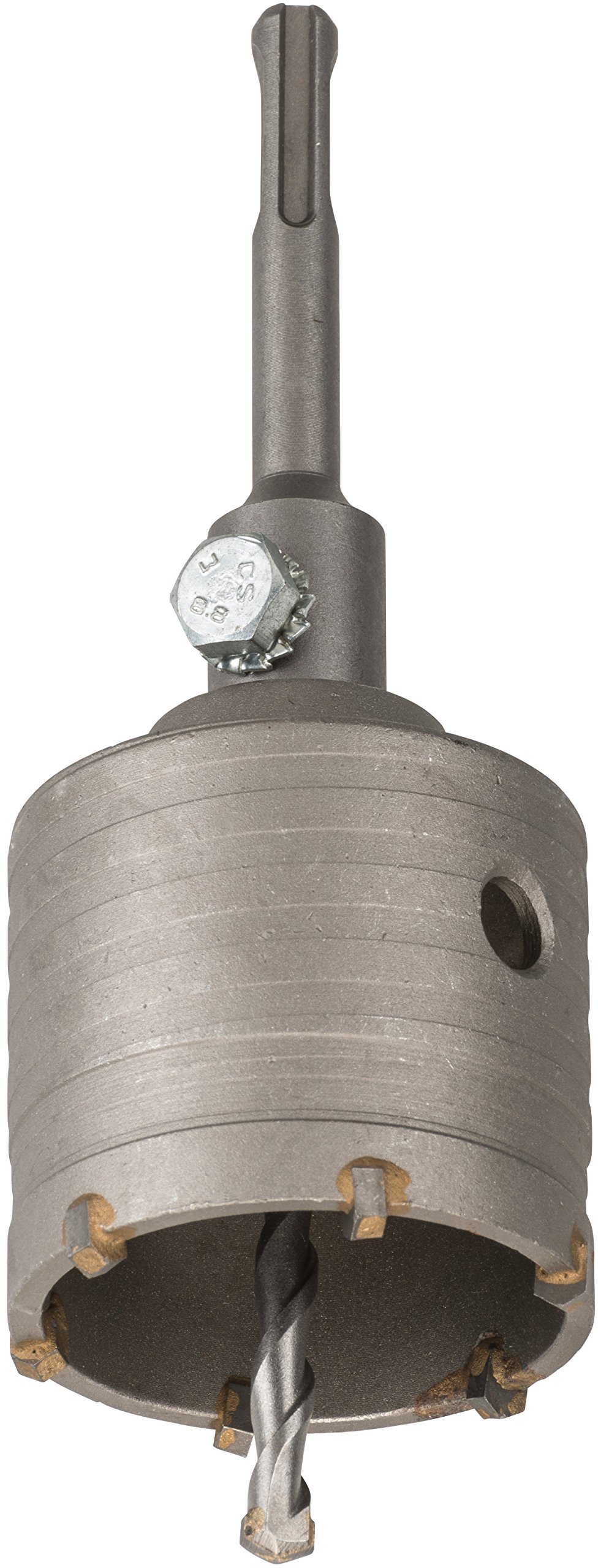 kwb Hollow Drilling Crown 80 mm Diameter Size, Carbide, SDS Plus Shaft, Impact Drill. incl. Center Drill