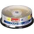Maxell 638006 DVD-R 4.7 Gb Spindle with 2 Hour Recording Time and Superior Recording Layer Technology with 100 Year Archival 