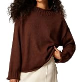 Women's Oversized Roll Neck Sweater Long Sleeve Pullover Fall Casual Tops | Rollneck &amp; Cable Knit, Soft &amp; Breathable, Casual Warm Chunky Knitwear, Solid &amp; Striped, Cute &amp; Trendy, Fall Winter 2026