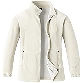 Soularge Plus Size Women's Winter Warm and Lightweight Thicken Fleece Jacket