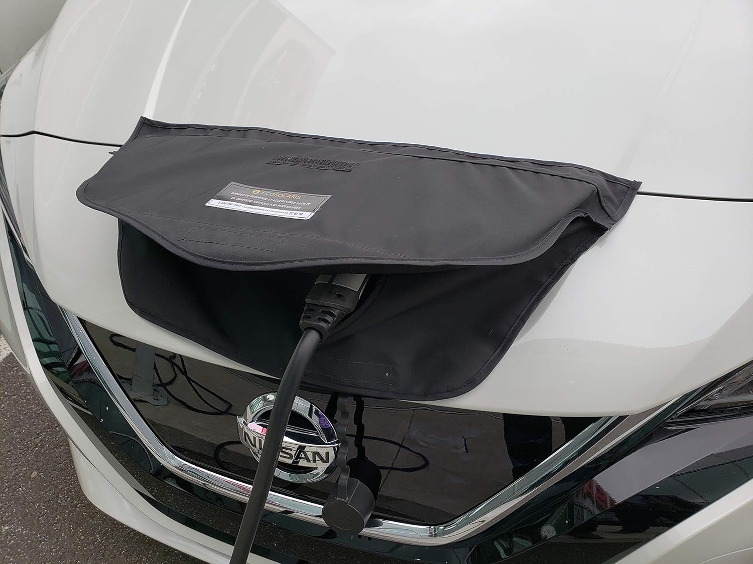 Ecosolaris Charging Port Lid Cover winter protection for Nissan LEAF