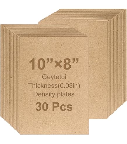 Amazon.com : Officemate 5”x9” MDF Board for Crafts, Medium Density