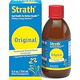 Strath Fermented Herbal Yeast Postbiotic - (8.4 Fl oz) Daily Nutritional Food Supplement Liquid | Supports Metabolism | Vegetarian | Lactose-Free | No Artificial Additives