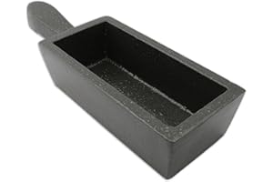 Jewellers Tools 200OZ (6Kg) Cast Iron Ingot Mould Silver & Gold Bar Gold/Silver