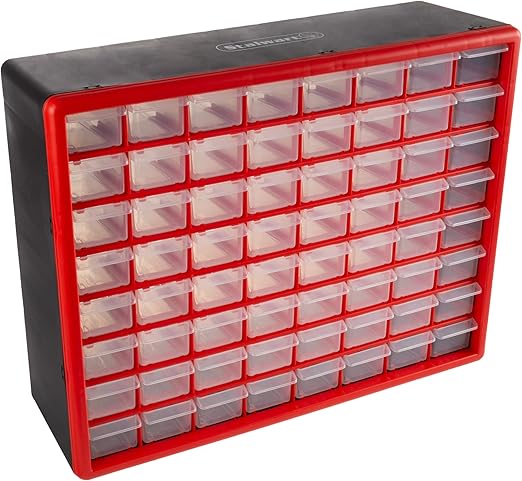 Amazon Com Storage Drawers 64 Compartment Organizer Desktop Or