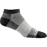 Darn Tough Merino Wool Run/Bike No Show Ultralight Socks - Men's Charcoal 2X-Large