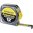 STANLEY PowerLock Tape Measure, Heavy-Duty, Engineer’s Scale with Metal Case, 12-Foot (33-272)