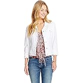 Jessica Simpson womens Pixie Classic Feminine Fit Crop Jean Jacket
