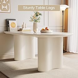 Guyii 62.99" Dining Table Set with 4 Chairs, Modern