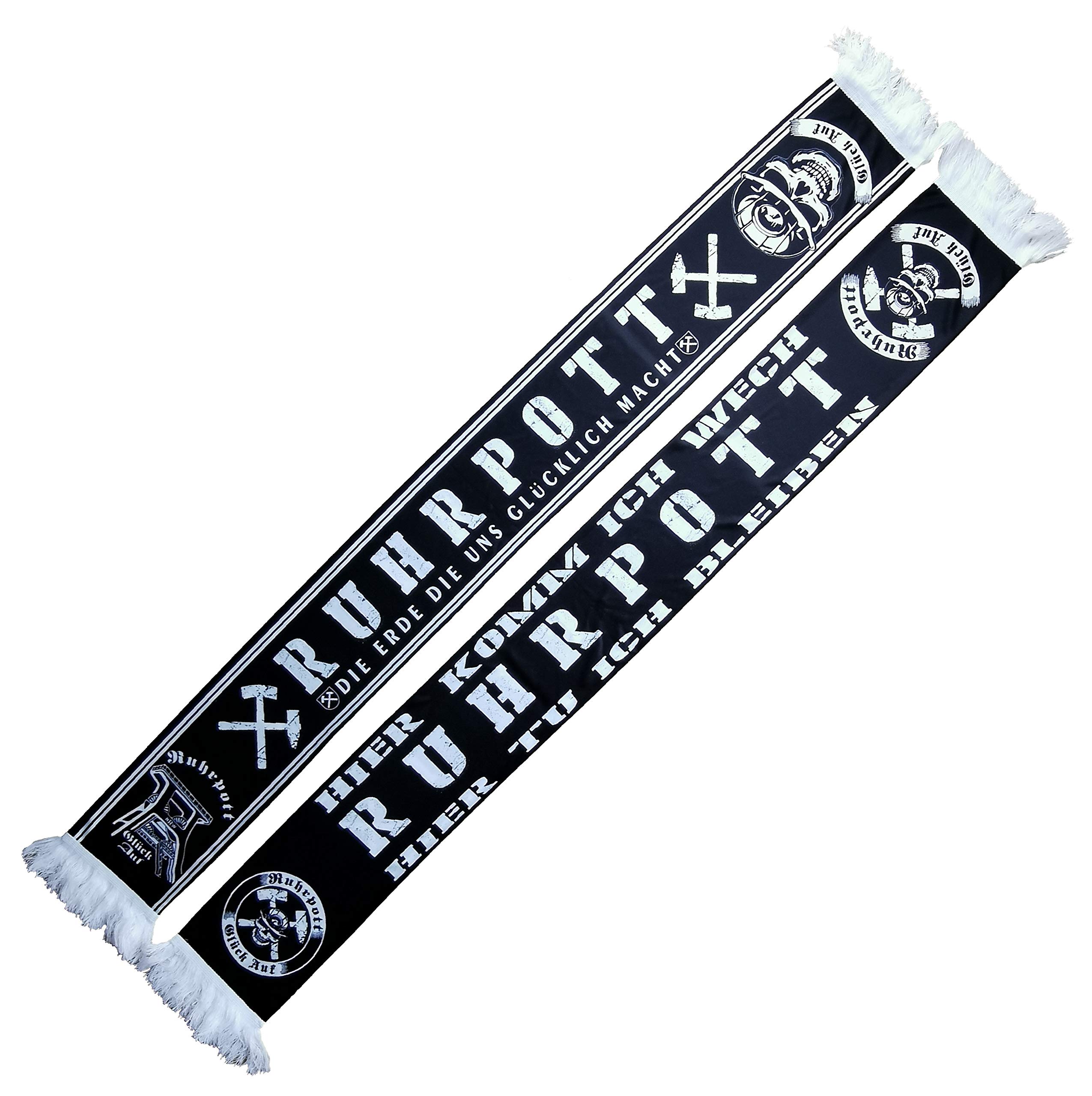 Generisch Ruhrpott Scarf Hier Komm ich Wech, (Silk Scarf), Football Scarf, Cult Scarf, Souvenir Scarf