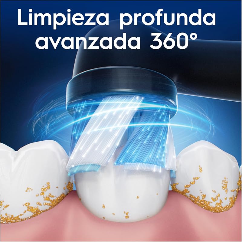 iO Ultimate Clean Cabezales de Recambio Originales, Negro, Pack de 6