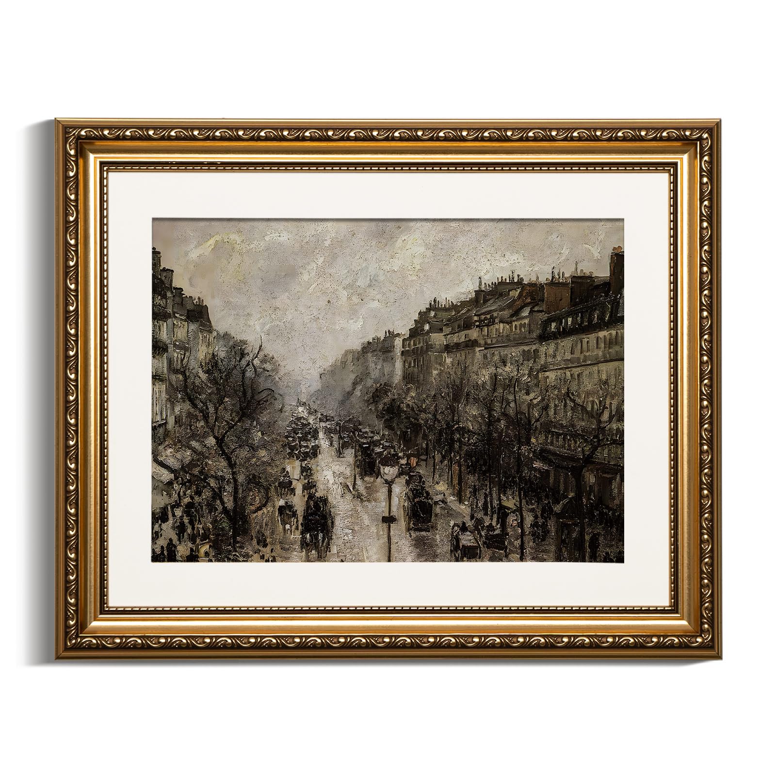 VIYYIEA Gold Framed Wall Art Canvas Print Home Decor for Living Room ...