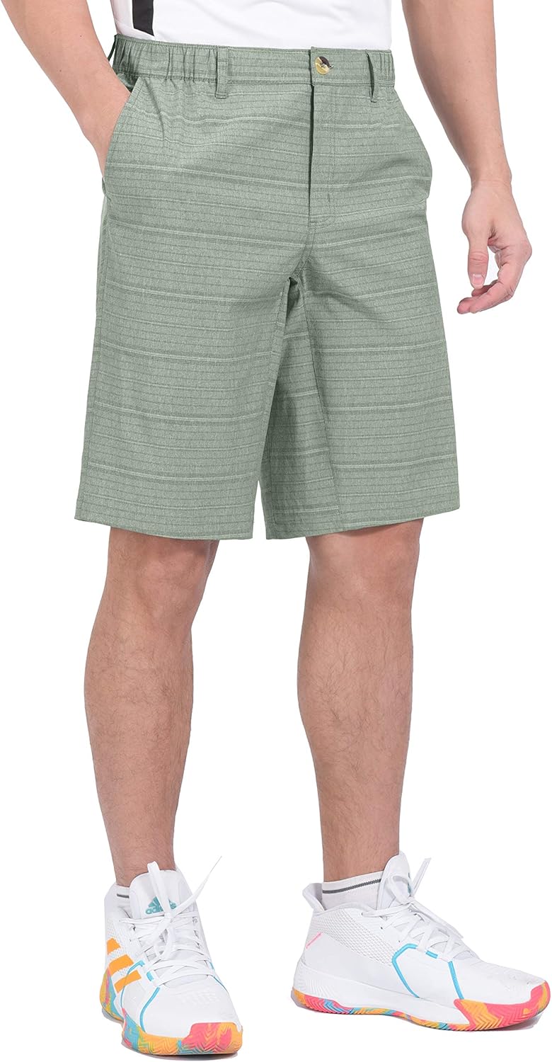 Amazon.com: Little Donkey Andy Men's Quick Dry Stretch Bermuda Shorts with Elastic Waist for 