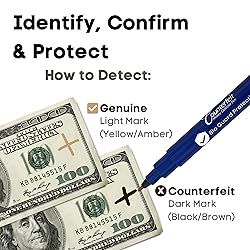 Dri Mark 5 Pack Counterfeit Bill Detector Marker