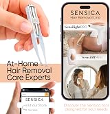 Sensica Eyebrow Tweezers with Light LED Slant Tips Long Arms 3 Batteries view 6