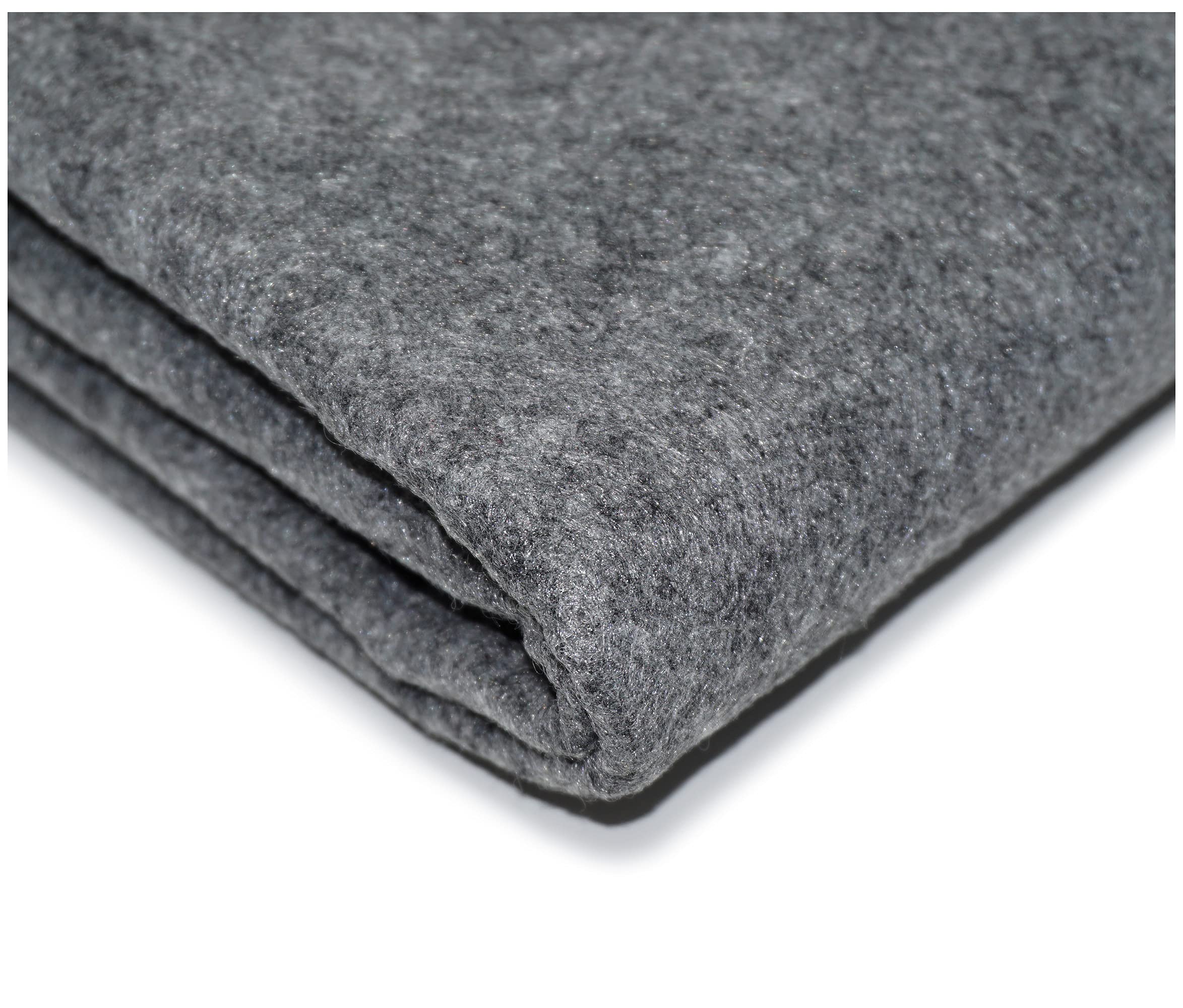 "Get Crafting" 100% Acrylic Felt Fabric Perfect for Arts & Crafts, Sewing Material - 150cm Wide, Available in 30 Vibrant Colours (300 x 150cm / 118" x 60" (Pre-Cut), Wool Grey)