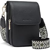 BOSTANTEN Small Crossbody Bags for Women Cell Phone Purse Leather Wallet Handbags with Card Slots