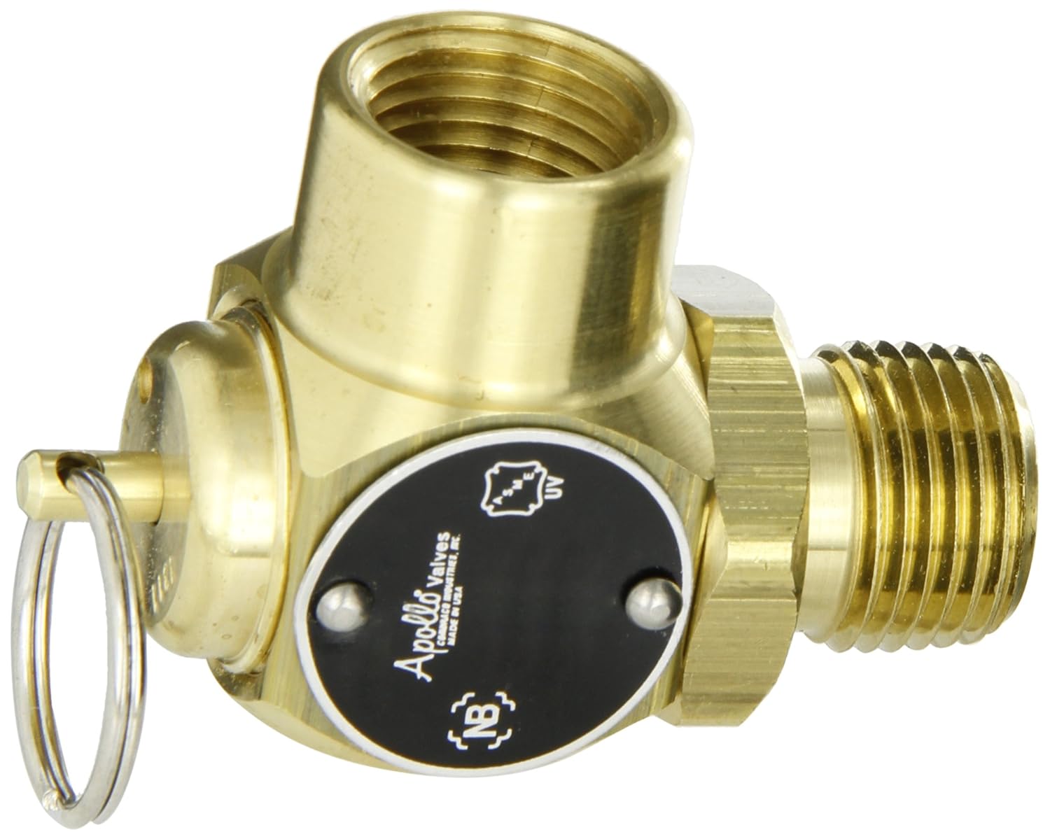 ASME Steam 3/4 NPT Male x Female Apollo Valve 13510 Series Bronze