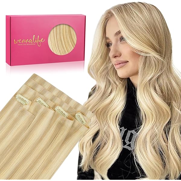 Amazon.com : WENNALIFE Genius Seamless Clip in Hair