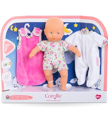 Amazon.com: Corolle Drink and Wet Bath Baby Emma - 14” Girl Baby