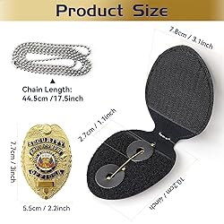 CXWLJL Costume Badge Pin with Standard Issue