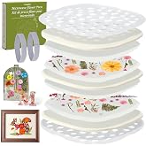 Caydo 9" x 9" Microwave Flower Press Kit for Adults | Quick &amp; Easy, for Pressed Blooms &amp; Leaves, DIY Washable Absorbent Cloth for Plant Lovers, Reusable Components, Fast Drying