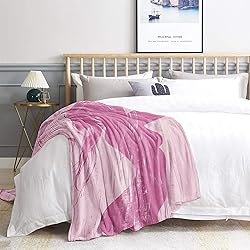 FJWXCBD Sexy Blanket, Pink Naked Girl Fleece Throw