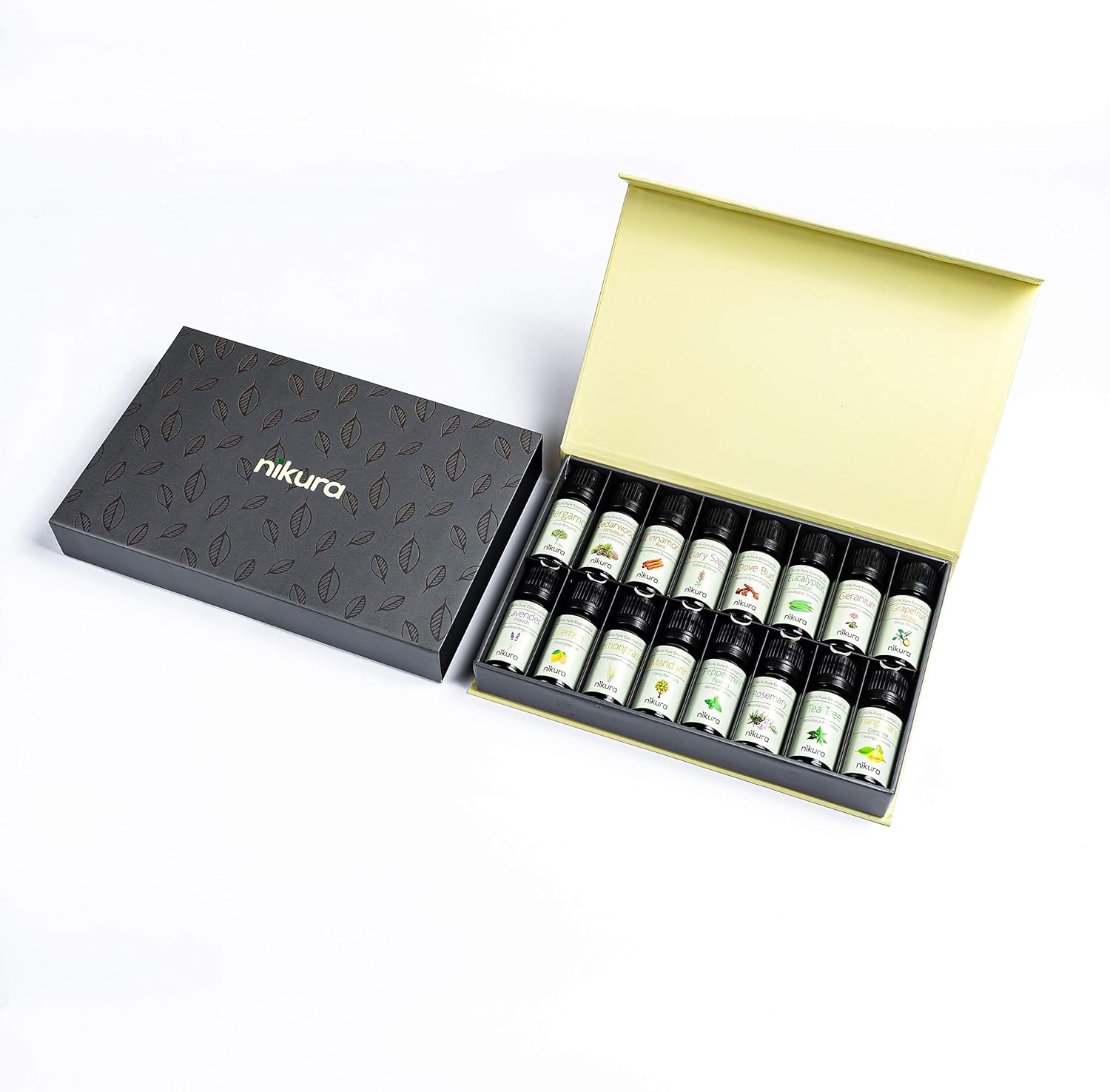 Nikura Luxury Box Gift Set 16 x 10ml Essential Oils Multi Pack