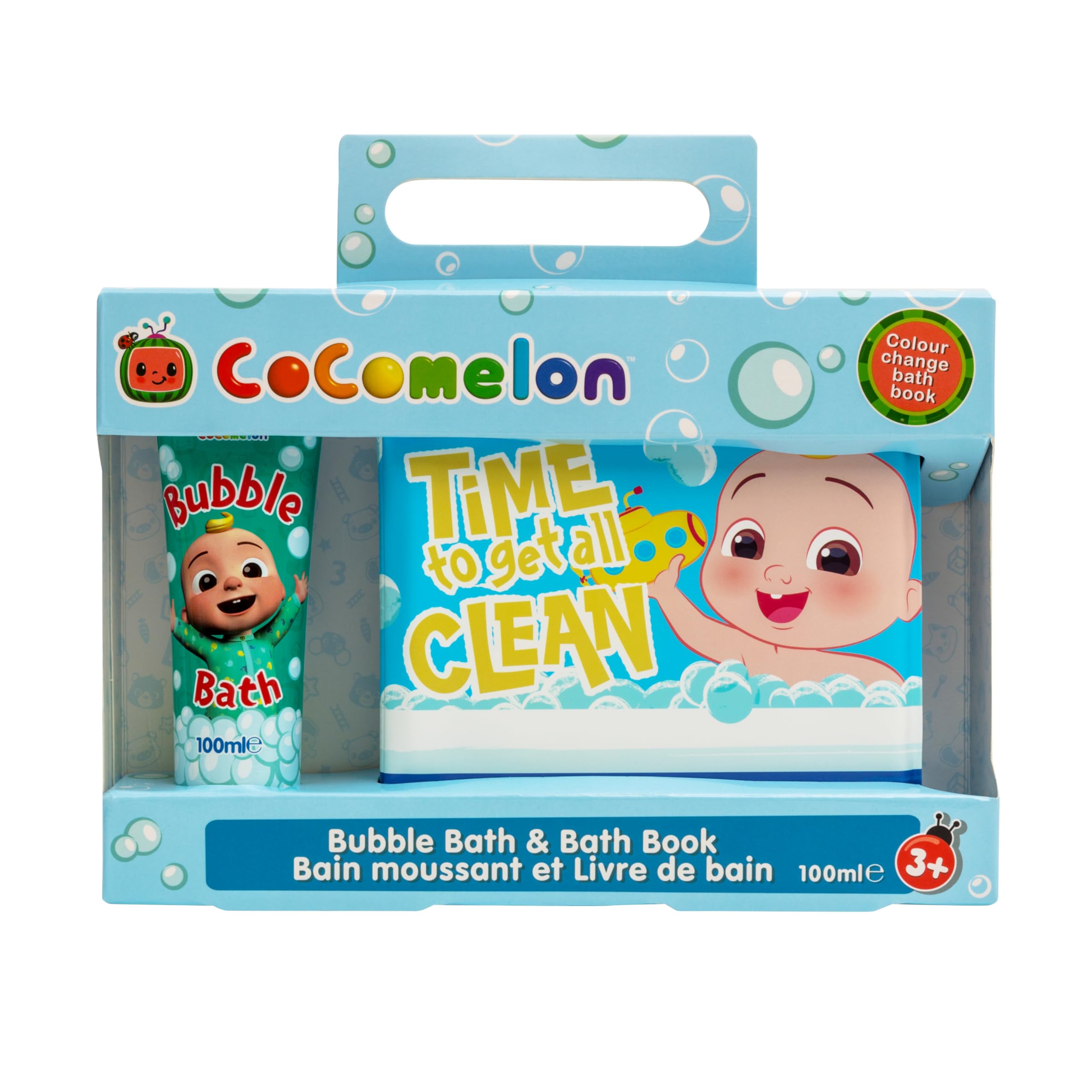 CoComelon Bath Book & Bubble Bath - Children's Gift Set - Bath Gift Set - Award-Winning