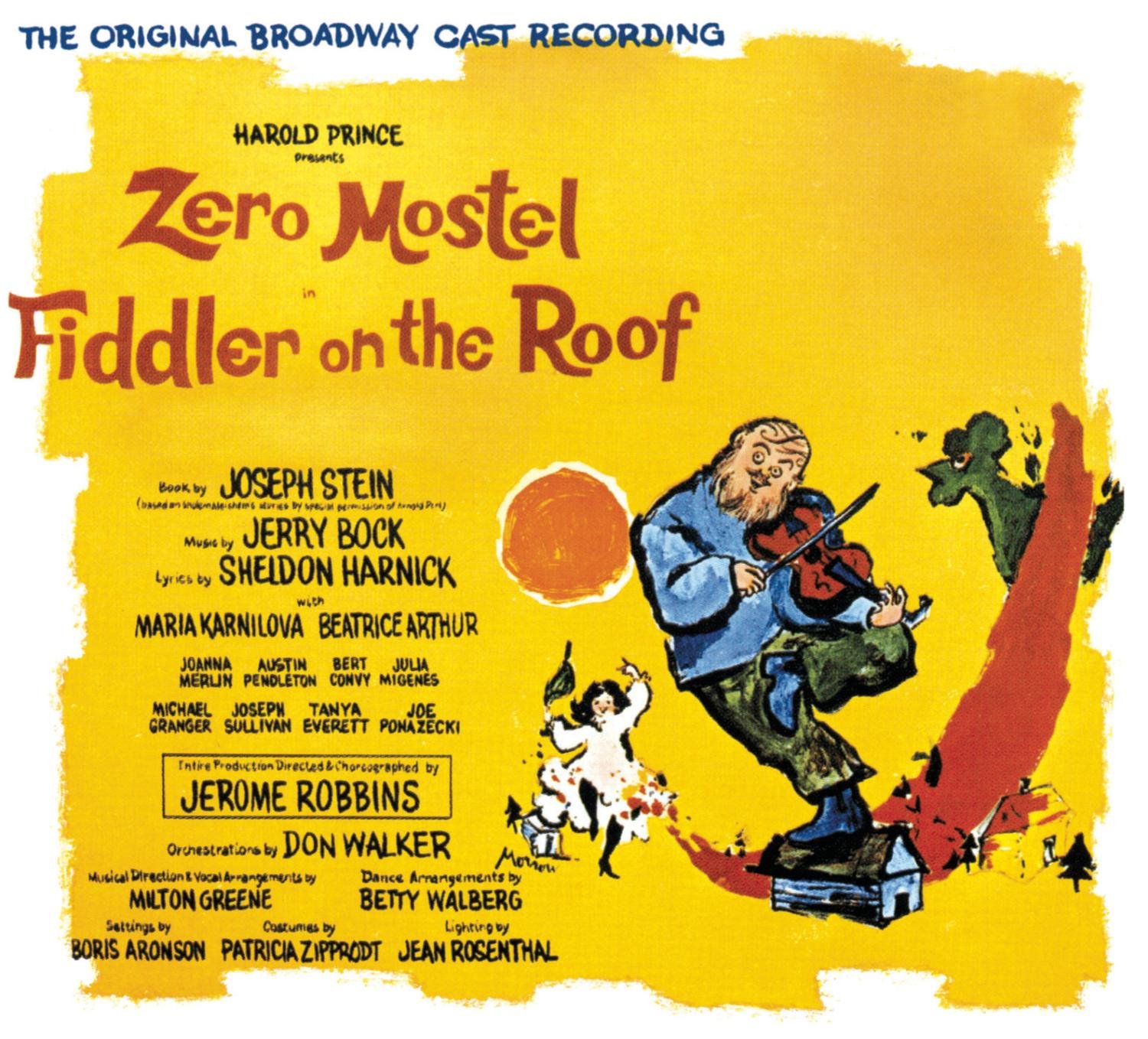 Fiddler On The Roof Multi Artistes Original Cast Recording Amazonfr