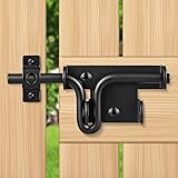 HTHOOOOOME Heavy Duty Slide Bolt Gate Latch with