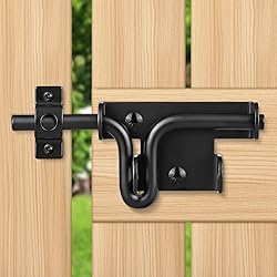 HTHOOOOOME Heavy Duty Slide Bolt Gate Latch with