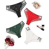 Avidlove Women Sexy Panties Lace Glitter Panty Cheeky Bikini Underwear 1-4 Pack