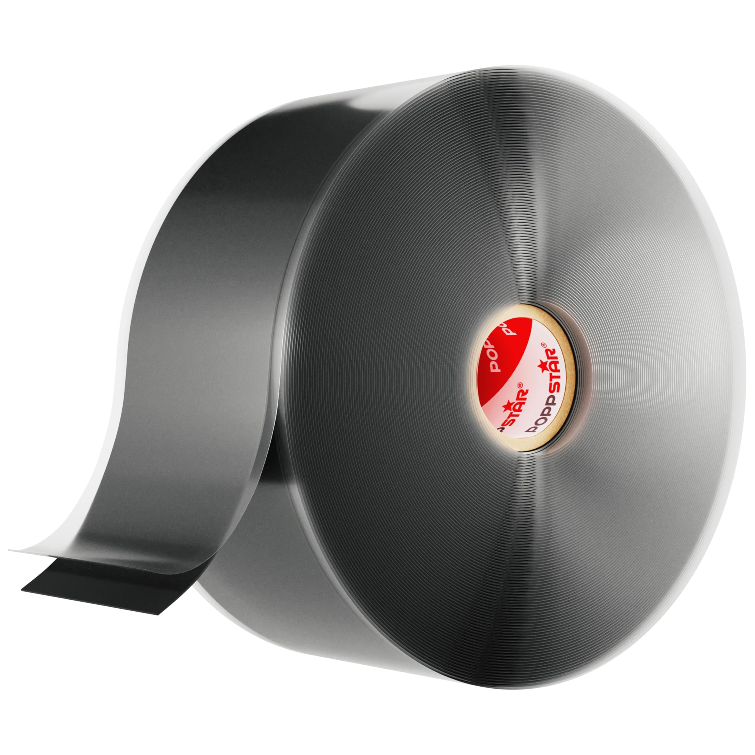 POPPSTAR Self-Fusing Silicone Band, Silicone Tape, 11m x 50mm, Sealing & Insulating Strip (water-tight, air-tight), black, 1 Roll