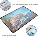 Tektalk Puzzle Board with Dust Cover - Non-Slip Surface for 1000 Pieces view 2