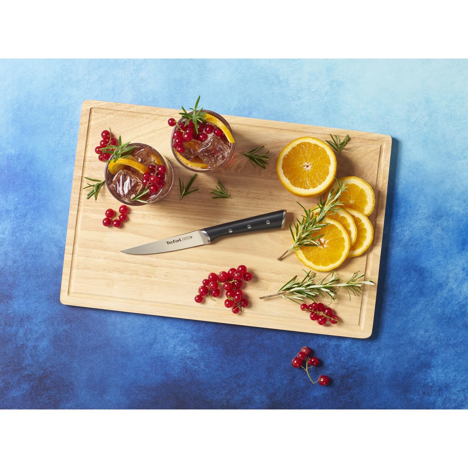 Tefal Ice Force Universalmesser, 11cm Klinge, Küchenmesser, Korrosionsschutz, Allzweckmesser mit Handschutz, Edelstahl, schwarz, K23209 8