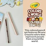 Crayola Colours of the World Pencils 24 Pack Assorted Skin Tones Kids 3+ view 4