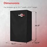 GrillTough Heavy Duty BBQ Smoker Cover Outdoor Grill 45x43x79 cm view 5