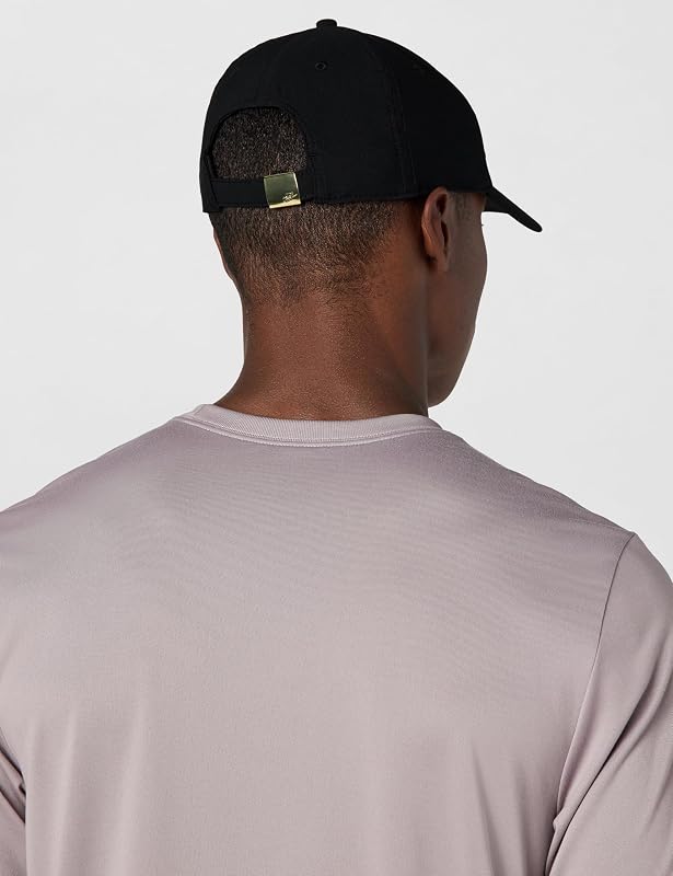 Headwear U NK DF Club Cap S CB Mtfut L, Black/Metallic Gold, FB5371-011, M/L