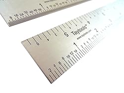 Taytools 6 Inch Rigid Machinist Rule Ruler Hardened
