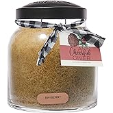 A Cheerful Giver - Bayberry - 34oz Papa Scented Candle Jar with Lid - Keepers of the Light - 155 Hours of Burn Time, Gift for Women, Green