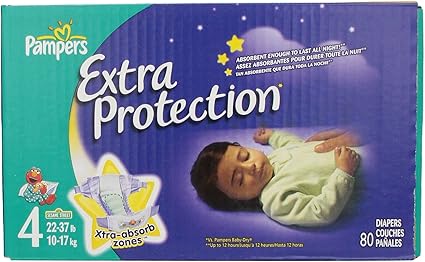 pampers extra protection nighttime diapers