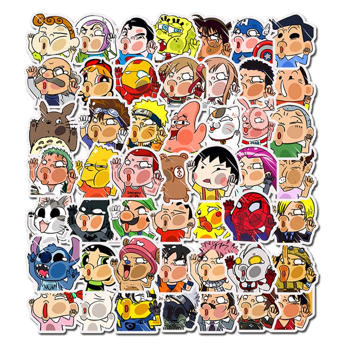 Buy Anime Cute Cartoon Characters Stickers Laptop Stickers Waterproof