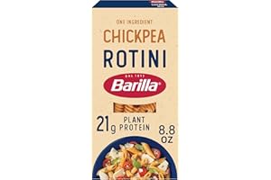 Barilla Chickpea Rotini Pasta, 8.8 oz - Vegan, Gluten Free, Non GMO & Kosher - Made with Plant Based Protein