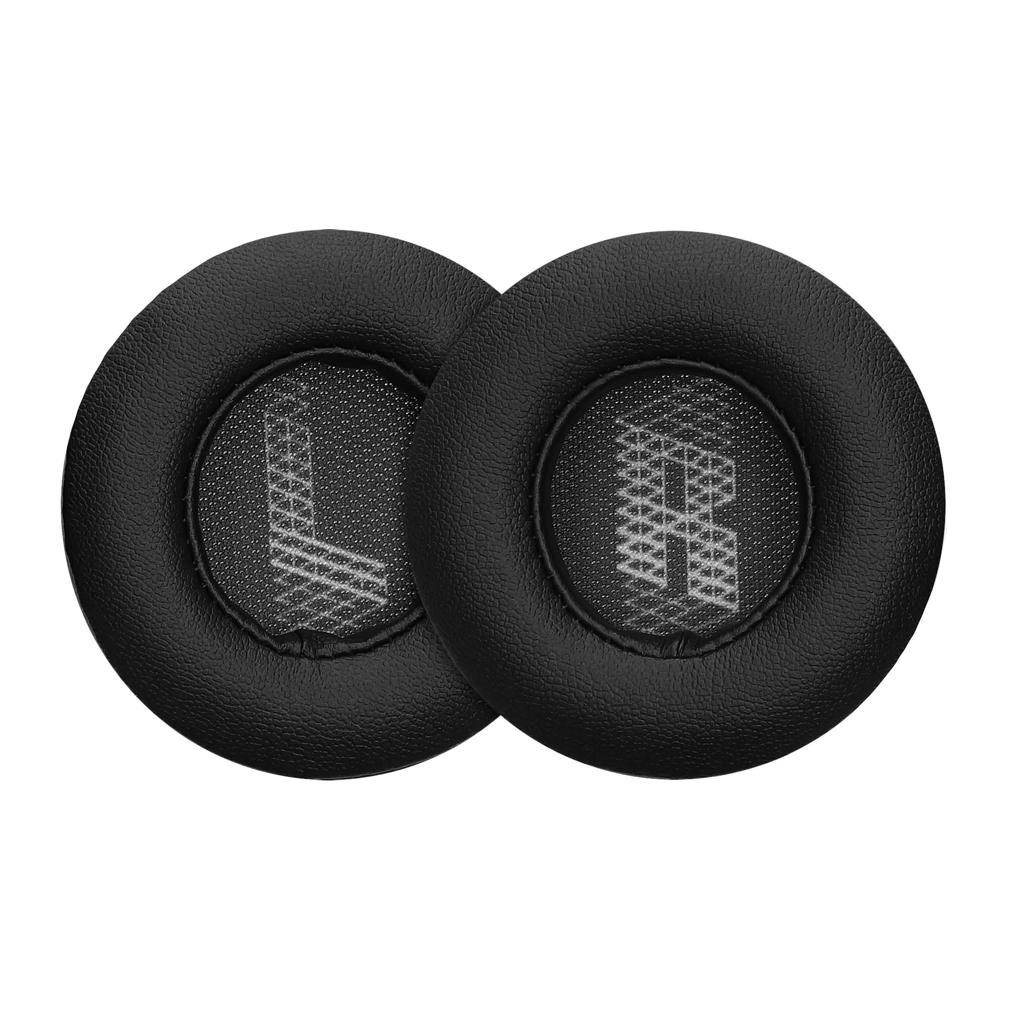 kwmobile 2x Headphone EarpPads for JBL LIVE 460NC / LIVE400BT Replacement Ear Pads - Headphone Ear Covers - Black