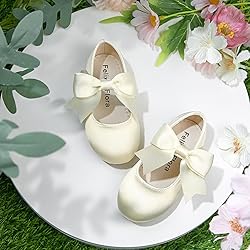 Felix & Flora Toddler Girl Satin Light Gold