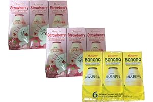 Binggrae Banna Flavor Milk and Strawberry Flavor Milk (2 Strawberry 1 Banana)