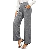 G4Free Wide Leg Pants for Women Loose Yoga Pants with Pockets Petite/Regular/Tall Stretch Casual Lounge Pants