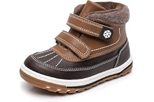 Blikcon Boys Girls Boots Toddler Boys Girls Fall Winter Boots Outdoor with Hook and Loop (Toddler/Little Kid)